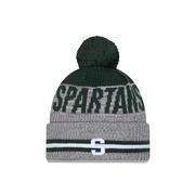 Michigan State New Era Runner Pom Knit Beanie